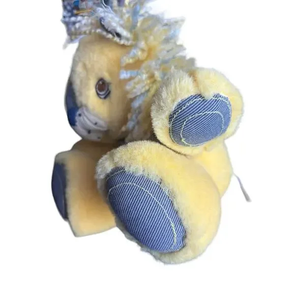 Vintage Sweet‎ Denim Friends Yellow Denim Lion. - Picture 7 of 7